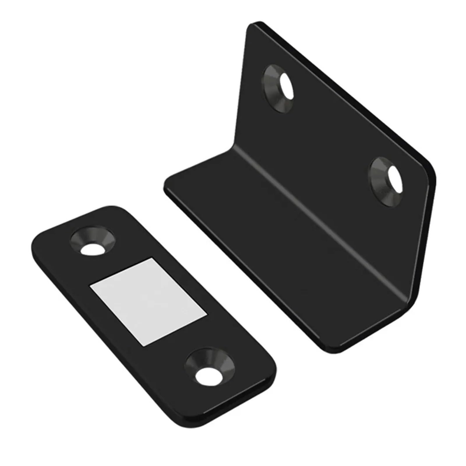 Axylqjvznc Black Ultra-Thin Invisible Magnetic Catch For Sliding Wardrobe Doors – No Drilling Required