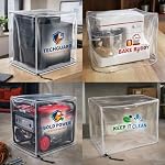 Custom Clear PVC Dust Cover, Transparent Protective Cover, Made to Measure Size, Waterproof & Dustproof, Visible Storage Cover for Equipment & Display - Image 4