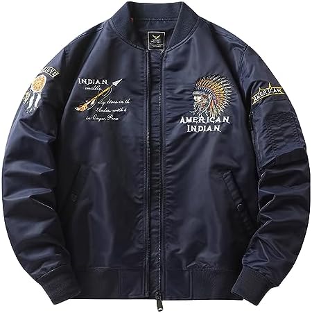 Amazon | [チーアン Tiann] フライトジャケット メンズ MA-1