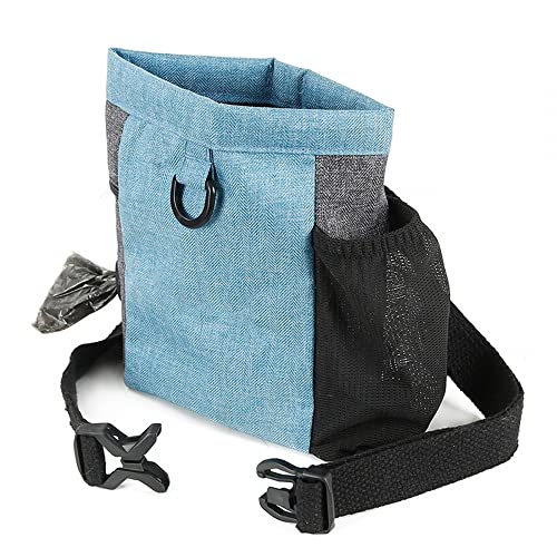 Rylae Leckerlibeutel Für Hunde - Mit Kotbeutelspender, Wasserdicht & Verstellbar (Grau)