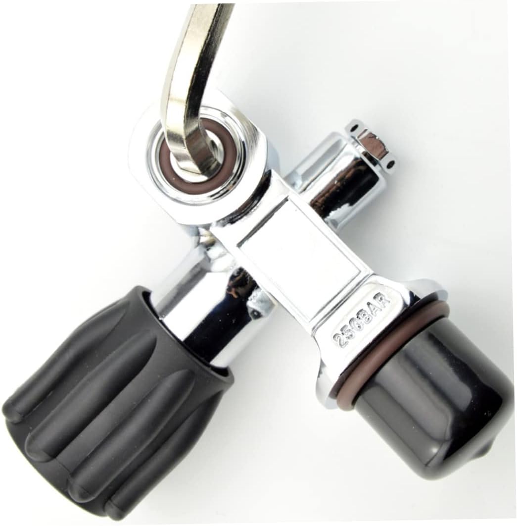 Scuba Diving Tank Valve Diving Cylinder Adapter 250BAR Underwater Scuba Gas Cylinder Valve Scuba Adapter for Underwater Sports Activities