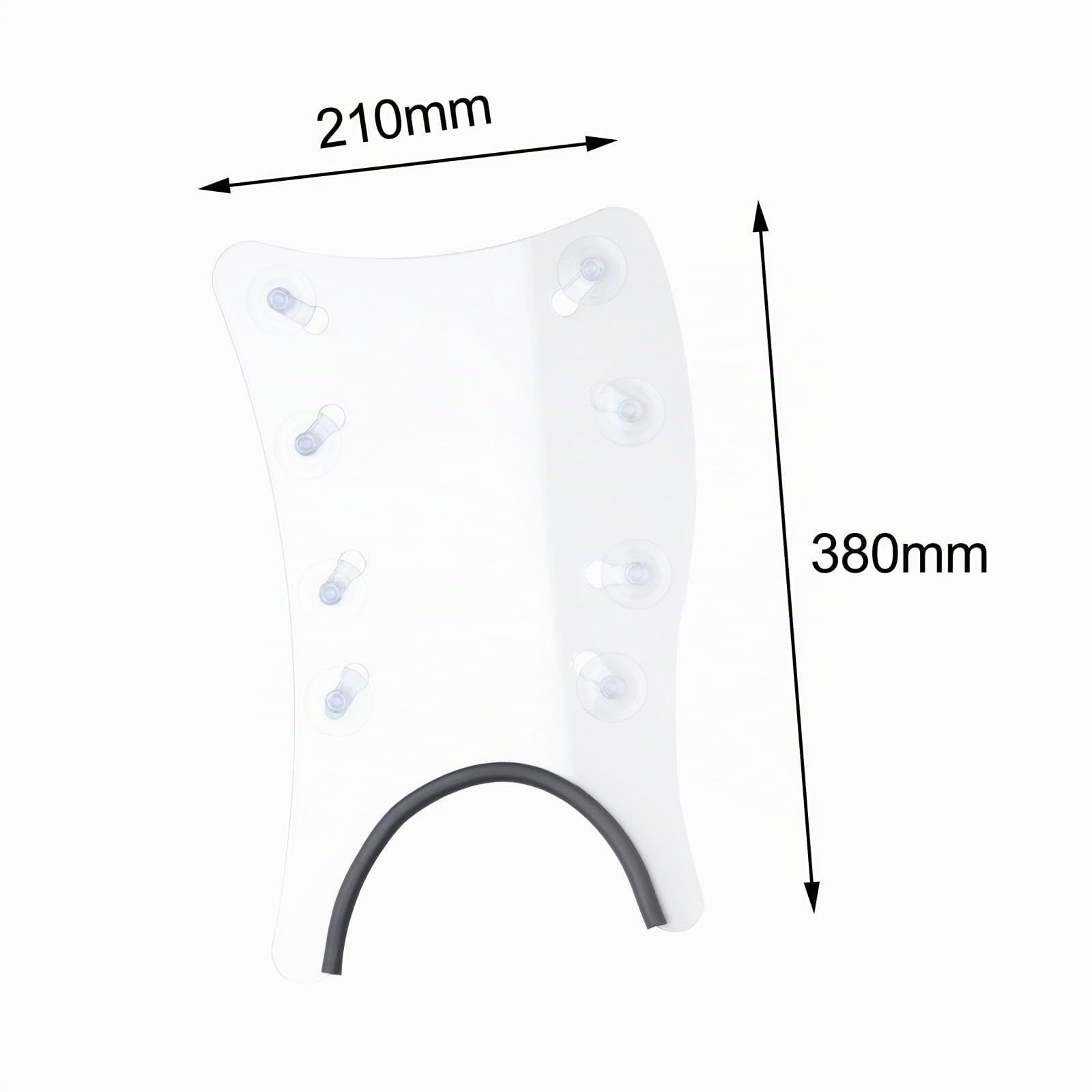 LOVIVER Soporte para guitarra Bass Balance Rest Bass Holder Ajustable Guitar Lifter Acrílico Professional Back Suction Leg Rest Support para guitarra clásica