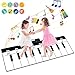 Shayson Tappeto Musicale Bambini, Tappetino per Pianoforte con 8 Impostazioni di Strumenti Musicali Multifunzionale Giocattolo Educativo Perfetto Natale Regalo per Bambini Bimbi Ragazzi e Ragazze