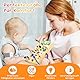 Nauotk Busy Board Montessori Spielzeug für Babys ab 1 2 3 Jahr, Motorikspielzeug mit 15 LED, Holzspielzeug Sensorik, Lernspielzeug für Kleinkinder, Geschenk Jungen und Mädch ab 2 3 4 Jahr