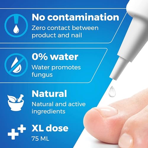 Image of Toenail Fungus Treatment Extra Strength (FDA REGISTERED) - Fungi Nail Fungus Cream - XL - Nail Strengthener and Growth Improved Formula (Made in USA) 2.54 Fl oz