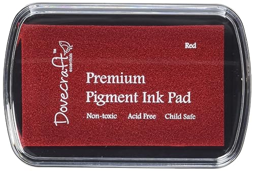 RAYHER 28990287 Dovecraft Pigment Ink Pad, Classic Red