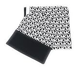 Michael Kors Women's Signature Beanie and Scarf Set, Black/White