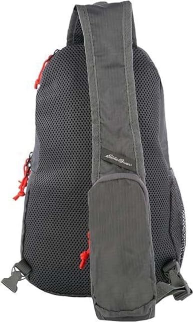 Eddie Bauer Stowaway Packable Sling Bag | Foldable | Travel | Outdoor | Lightweight | Compact | Everyday Carry | Ripstop Nylon | 10L - Dark Smoke - Image 3