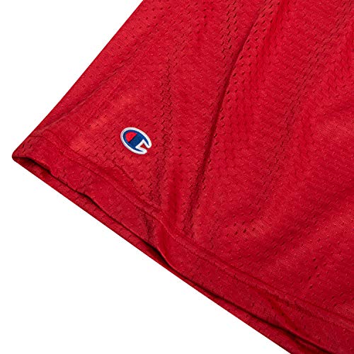 Champion Big and Tall Mesh Basketball Shorts - Quick Dry Gym Athletic Shorts Red - image 3
