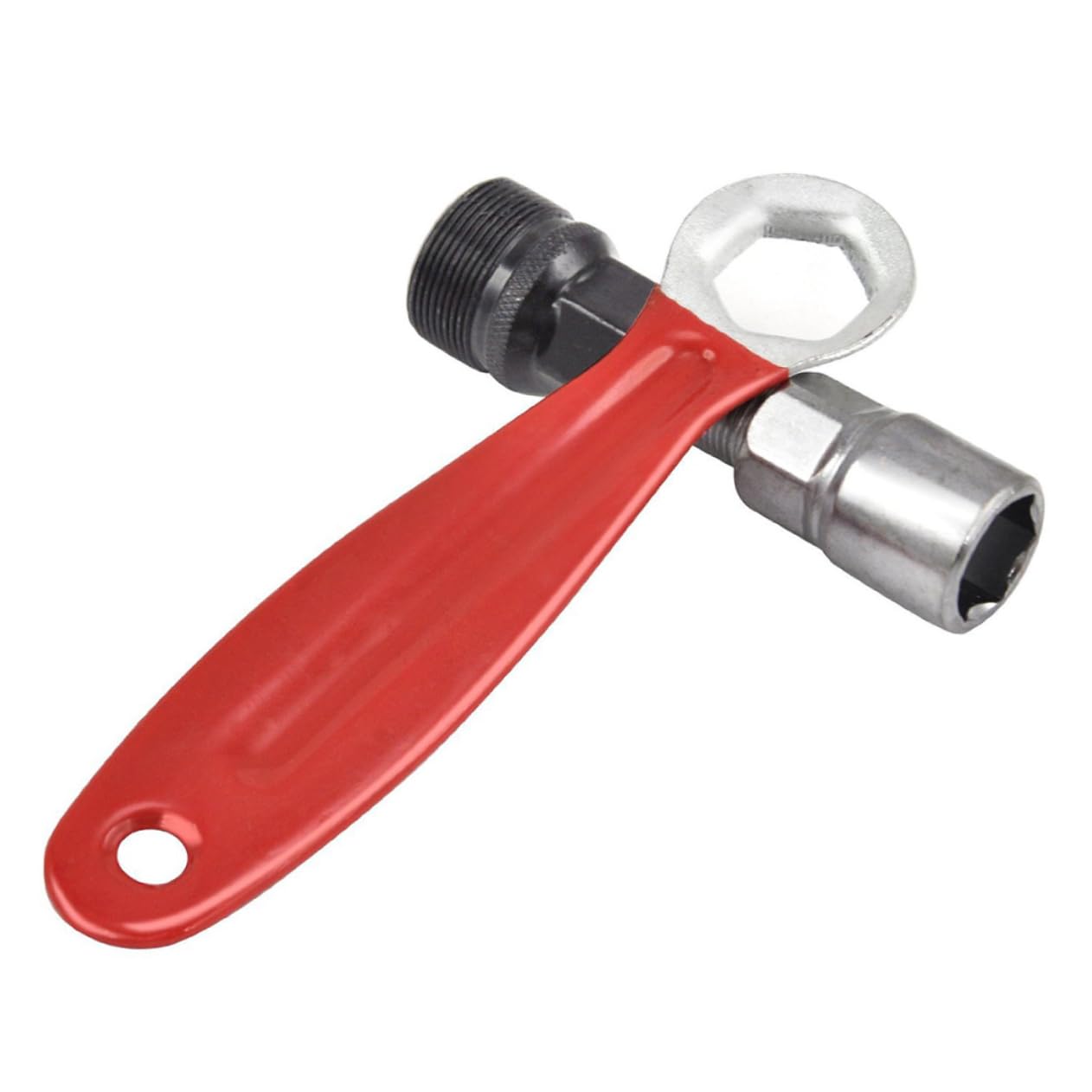 Professional Crank Extractor Tool with Handle Bottom Bracket Remover for All Bike Types Easy to Use Bike Repair Spanner Kit for Enthusiasts and Beginners