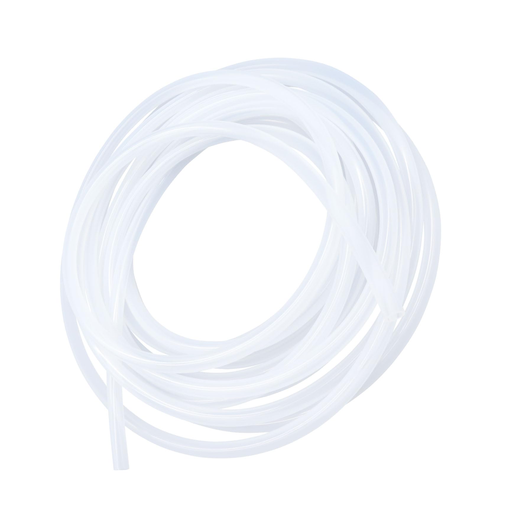 iMeistek Silicone Tubes 10mm ID x 12mm OD (7 Metres),Flexible Clear Food Grade Silicone Tube Hose for Air/Water Pump Transfer,Homebrew,Aquarium