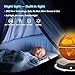 Floating Globe, Magnetic Levitating Globe with LED Light, 360° Rotating Geographic Globe World Map for Home Office Decor, Cool Tech Gift for Kids, Teacher, Husband, Colleague..