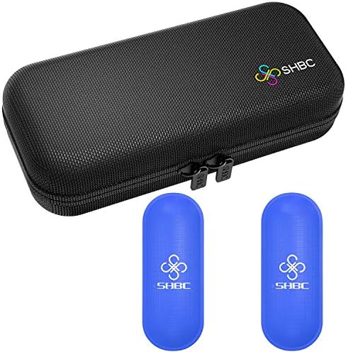 SHBC Insulin Cooler Travel Case for Diabetic Organize Medication Insulated Cooling Bag with 2 Ice Packs Black