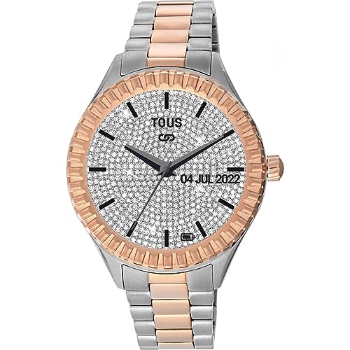 Tous Reloj Smartwatch Con Brazalete De Acero Y Acero Ip Rosado T-Bear Connect Tous Reloj Smartwatch Con Brazalete De Acero Y Acero Ip Rosado T-Bear Connect