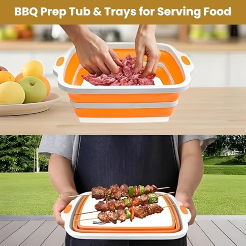 Tubeta Plegable para Preparación BBQ 8 litros miniatura 7