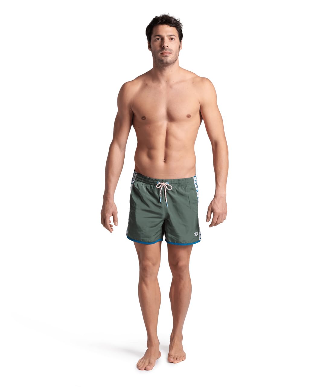 Arena Men's Arena Team Stripe Beach Short Short de Playa Hombre (Pack de 1)