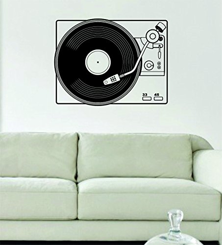 Dj Turntable Version 2 Decal Sticker Wall Scratch Music Teen Boy Girl Cool Hip Hop Techno - //coolthings.us