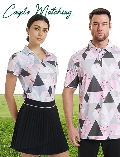 SPORTY BUFF Men's Quick-Dry Golf Polo Shirts for Men - Standout Performance Golf Polos