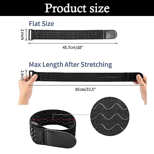 KALUROIL 4 PCS Fascette Velcro per Cavi Cinghie