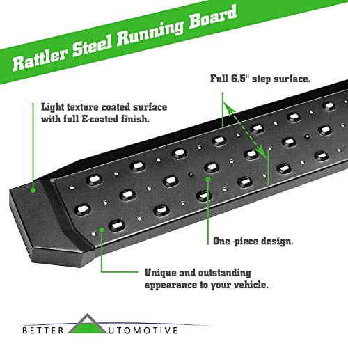 Estribos running board 6.5" para vans Chevy Express/GMC miniatura 5