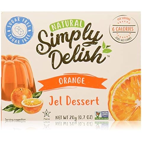 Simply Delish, Jel Dessert Orange, 0.7 Ounce Cover
