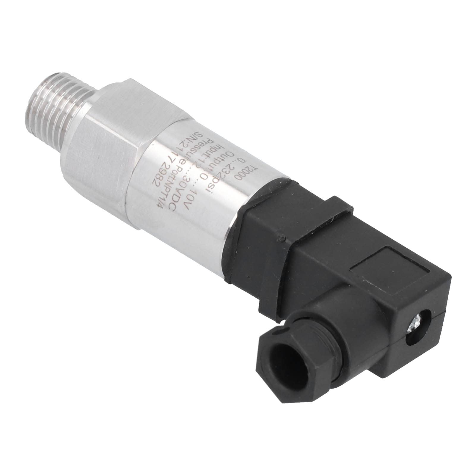 Fafeicy Wasserdruck Sender, 0-232psi Drucksensor mit ASIC Tech, NPT1/4, 0-10V, 1,5 -mal der Nenndruck, Breites Anwendungs Feld, Edelstahl