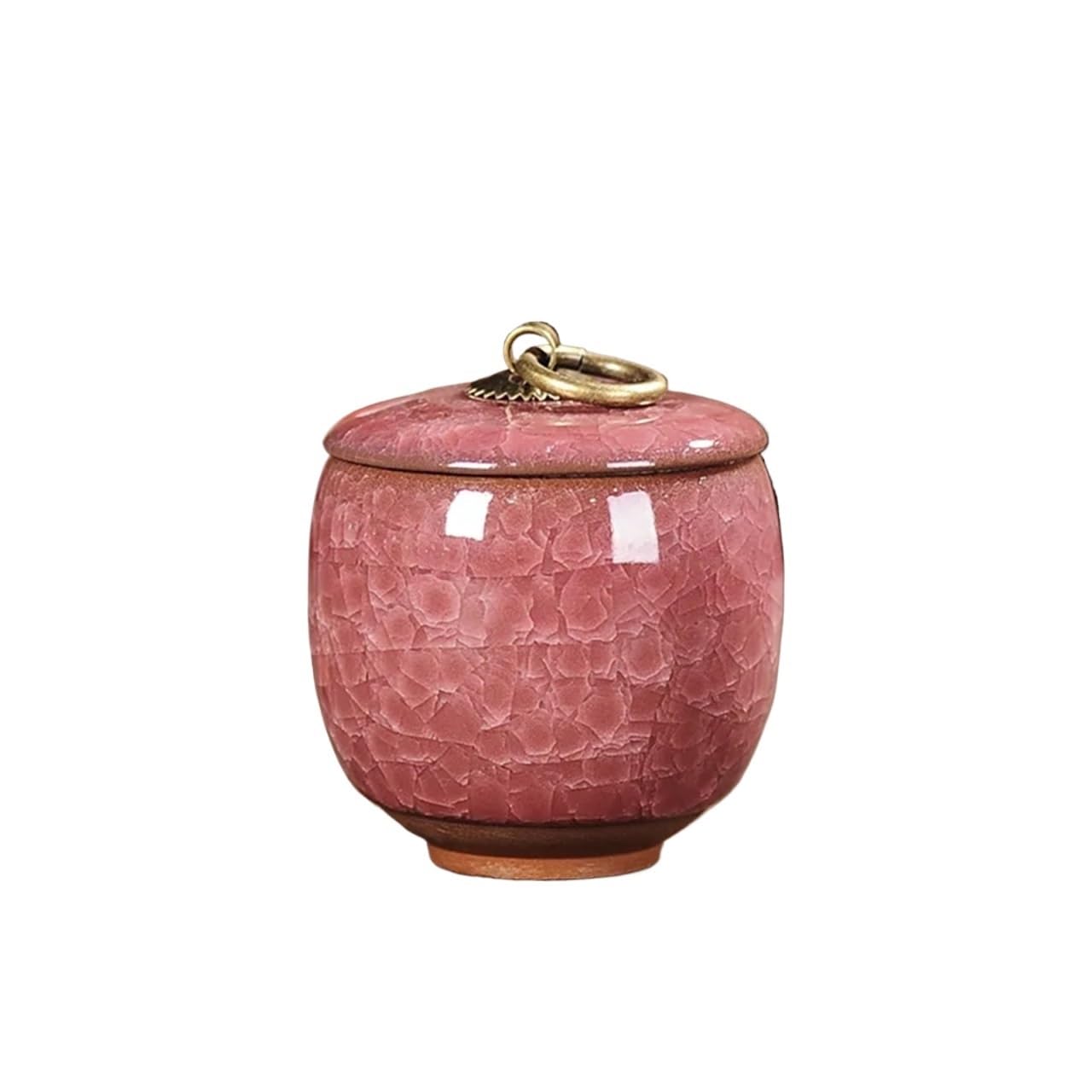 LPATEBCVU Ceramic Tea Caddy Tea Coffee Sugar Storage Jar Mini Ceramic Kitchen Bottles & Jars Containers Home Decor