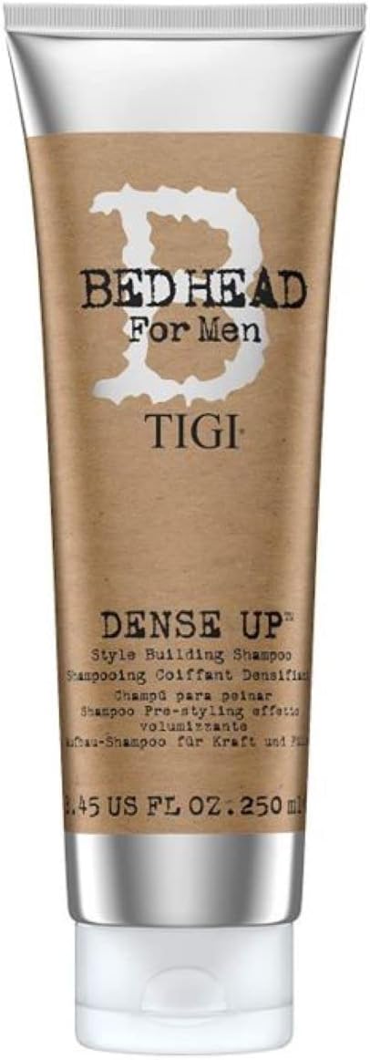 Bed Head for Men by Tigi Dense Up Verdikkende shampoo voor mannen voor volume, 250 ml