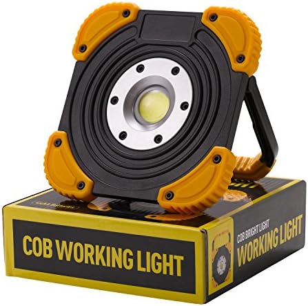 LED Work Light, WdtPro 500 Lumens Portable Work Lights with 2 Modes, Cordless and Durable Outdoor Camping Lights for Job Site, Fishing and Emergency