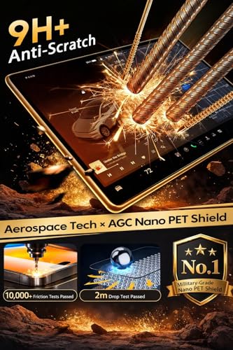 Image of Spartan Shield *MATTE* Screen Protector For MAHINDRA XEV 9S 2026 Electric SUV || 12.3 Inch Full Touchscreen Display Guard || Accurate Fit For Pack One | Two | Three Above || ** ANTI GLARE ** Anti Scratch || Water Repellant || With Complimentary Installation Kit || Bubble Free Application || XEV9E | XEV9S Digital Instrument Cluster Protective Film || XEV9 2025 Car Stereo Accessories [Not Tempered Glass]