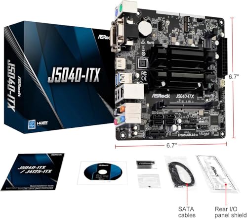 ASRock J5040-ITX Mini-ITX Mainboard mit Intel Prozessor