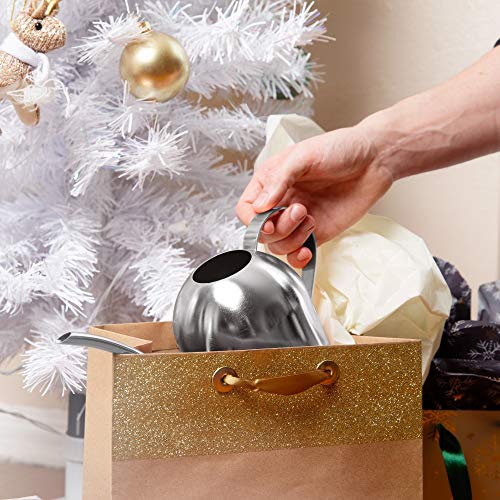 Homarden 30oz Metal Indoor Outdoor Plant Watering Can for House Plants (Stainless Steel) - Thumbnail 5