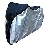 Bike Cover, FOME 190T Heavy Duty Bicycle Waterproof Outdoor Bike Bicycle Cover 78.74*27.56*43.3in Silver with Black (Size XL) + FOME GIFT