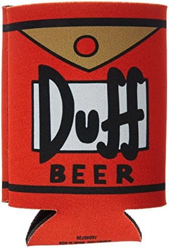 icup the simpsons duff beer can label cold beverage can cooler amazon sg home