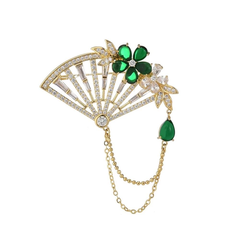 carl vinson Tassel Brooch for Women | Fashion Corsage Suit Dress Lapel Pin with Secure Clasp-picture-42