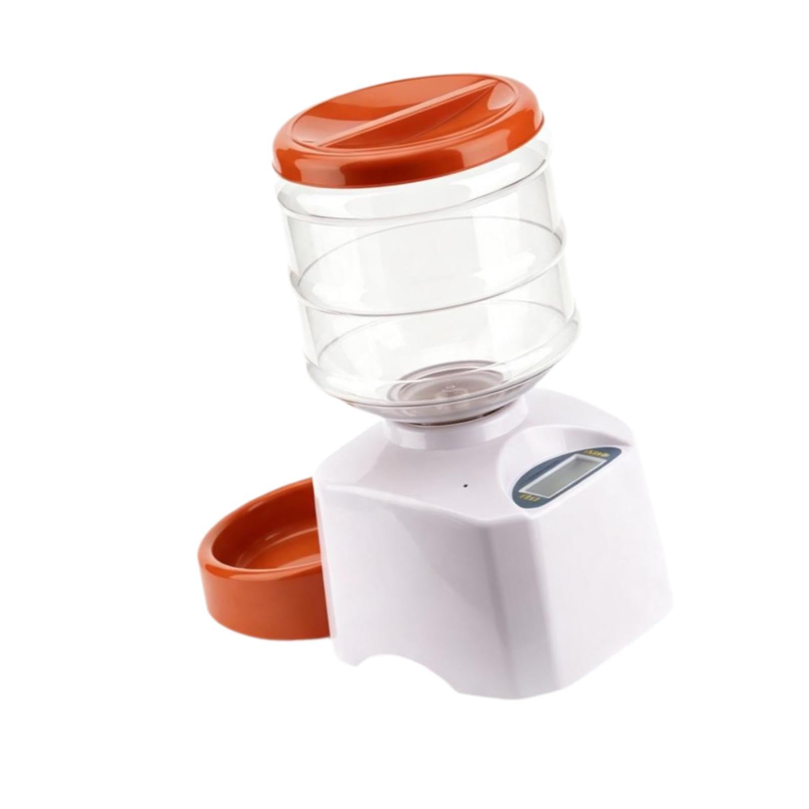 Distributore Automatico Cibo per Animali Mangiatoia Automatica Gatti Mangiatoia Automatica Cani Ciotola con Serbatoio 5.5L Programmazione Pasti