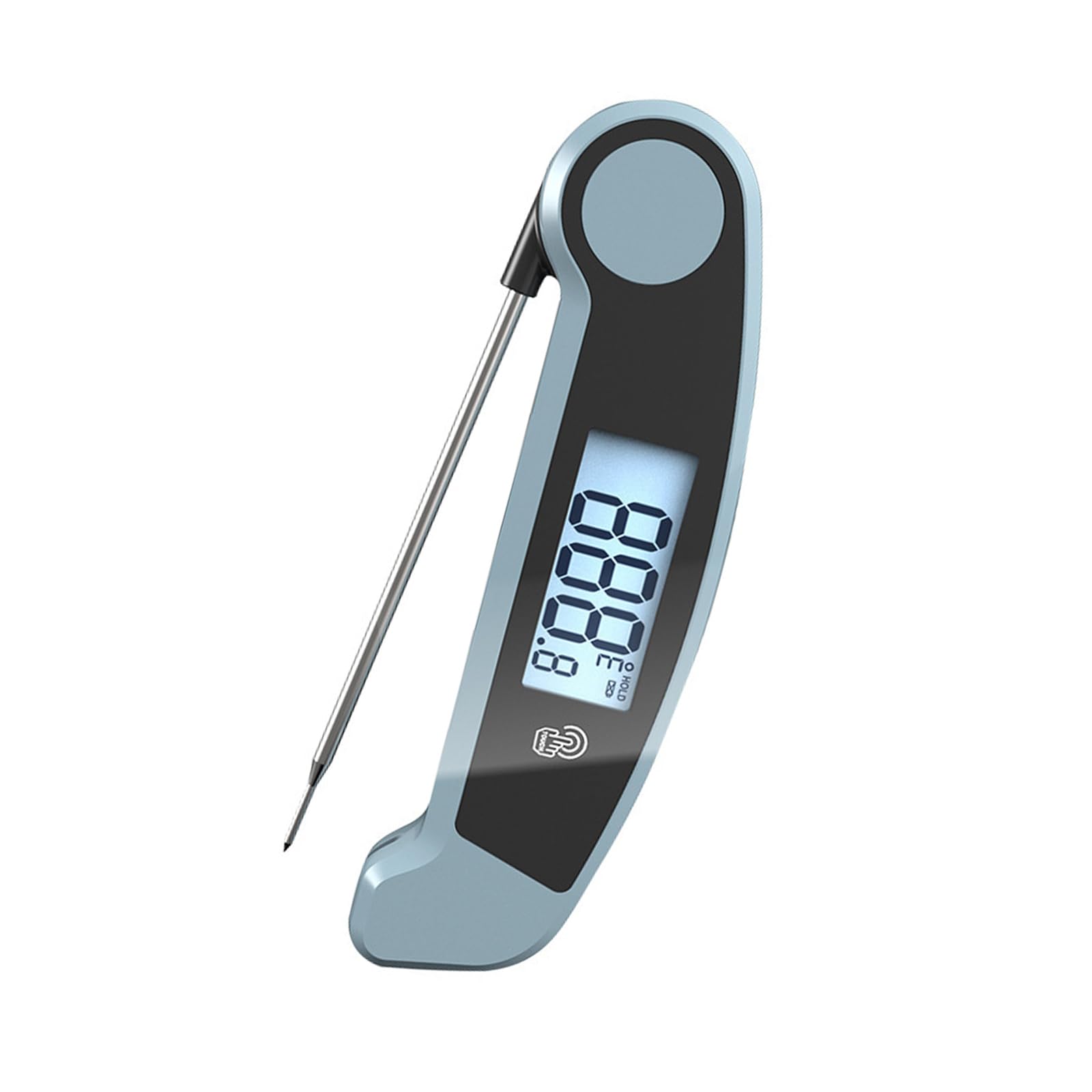 Kalttoy Multipurpose Cooking Thermometers with Foldable Probe High Sensors for Meat Baking Battery Less Operations Battery Less Cooking Thermometers