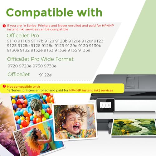 Image of 936XL 936 Ink Cartridge Combo Pack Replacement for HP 936e HP936 XL for OfficeJet Pro 9125e 9120e 9135e 9730e 9110 9120 9125 9130 9110b 9130b 9130e 9128e 9735 9730 Printer(Black Cyan Magenta Yellow)