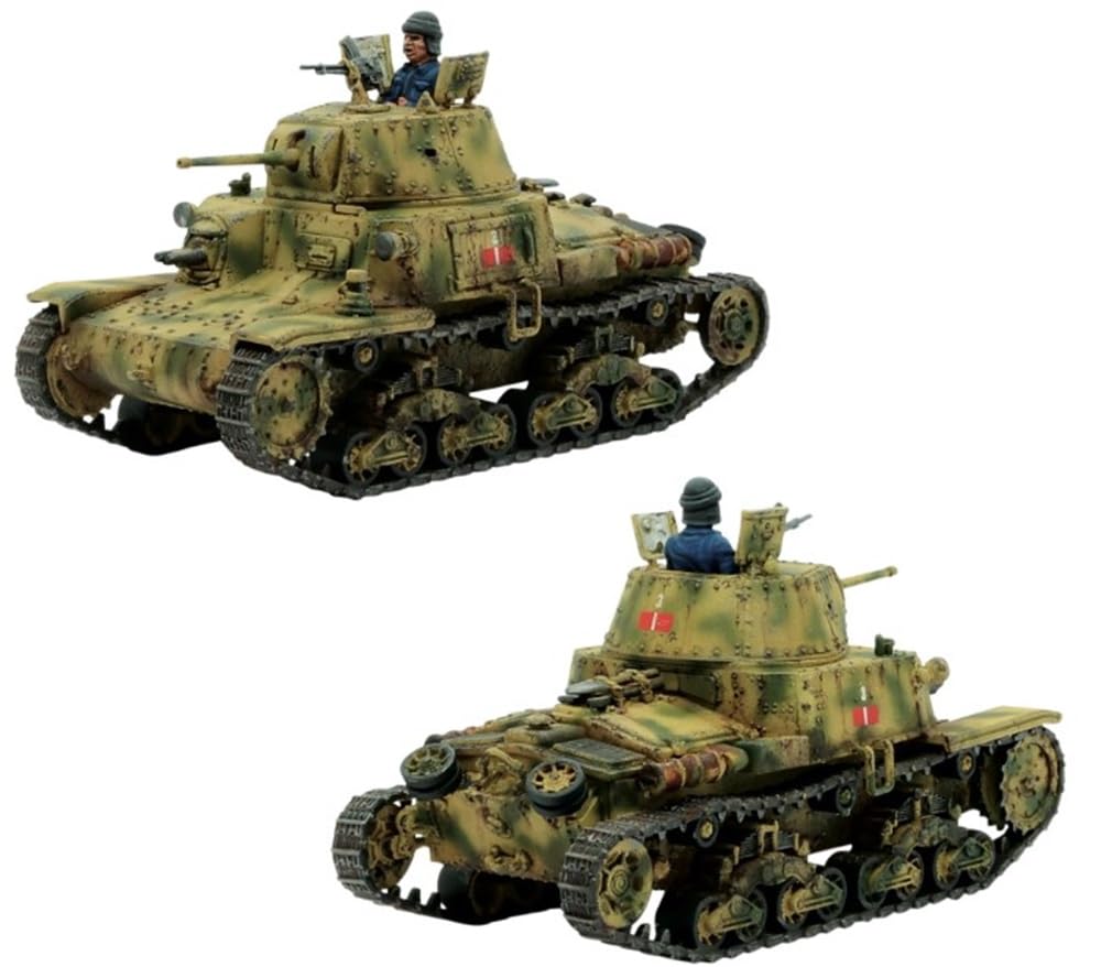 Warlord Games Autoblinda AB41/43 – Modellino In Plastica Scala 1:56 (28mm) Per Wargame WWII, Esercito Italiano - 2