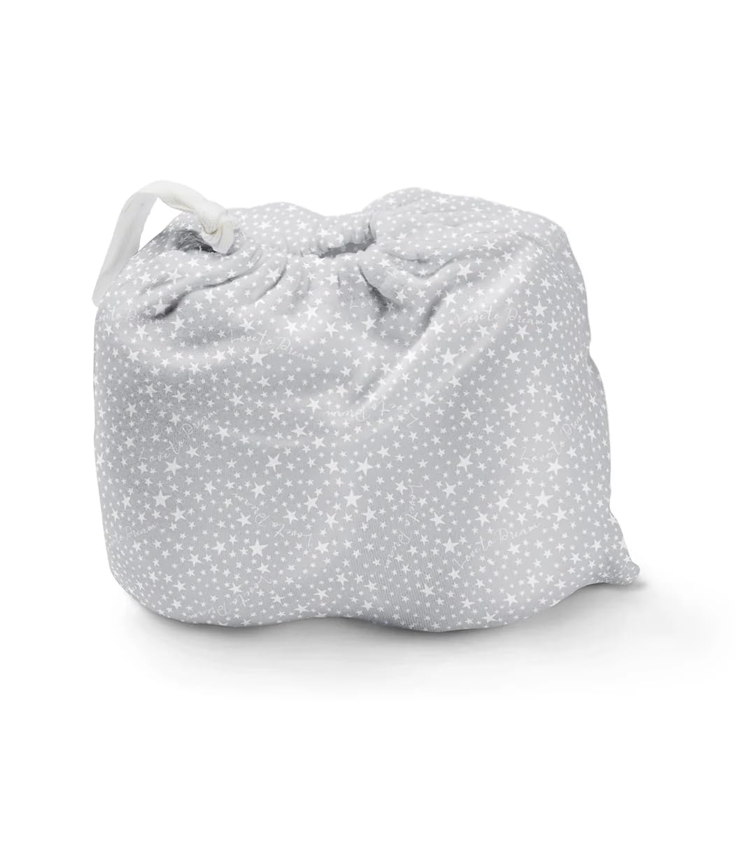 Love To Dream Fitted Bassinet Sheet Twin Pack - Stardust, Grey - Image 3