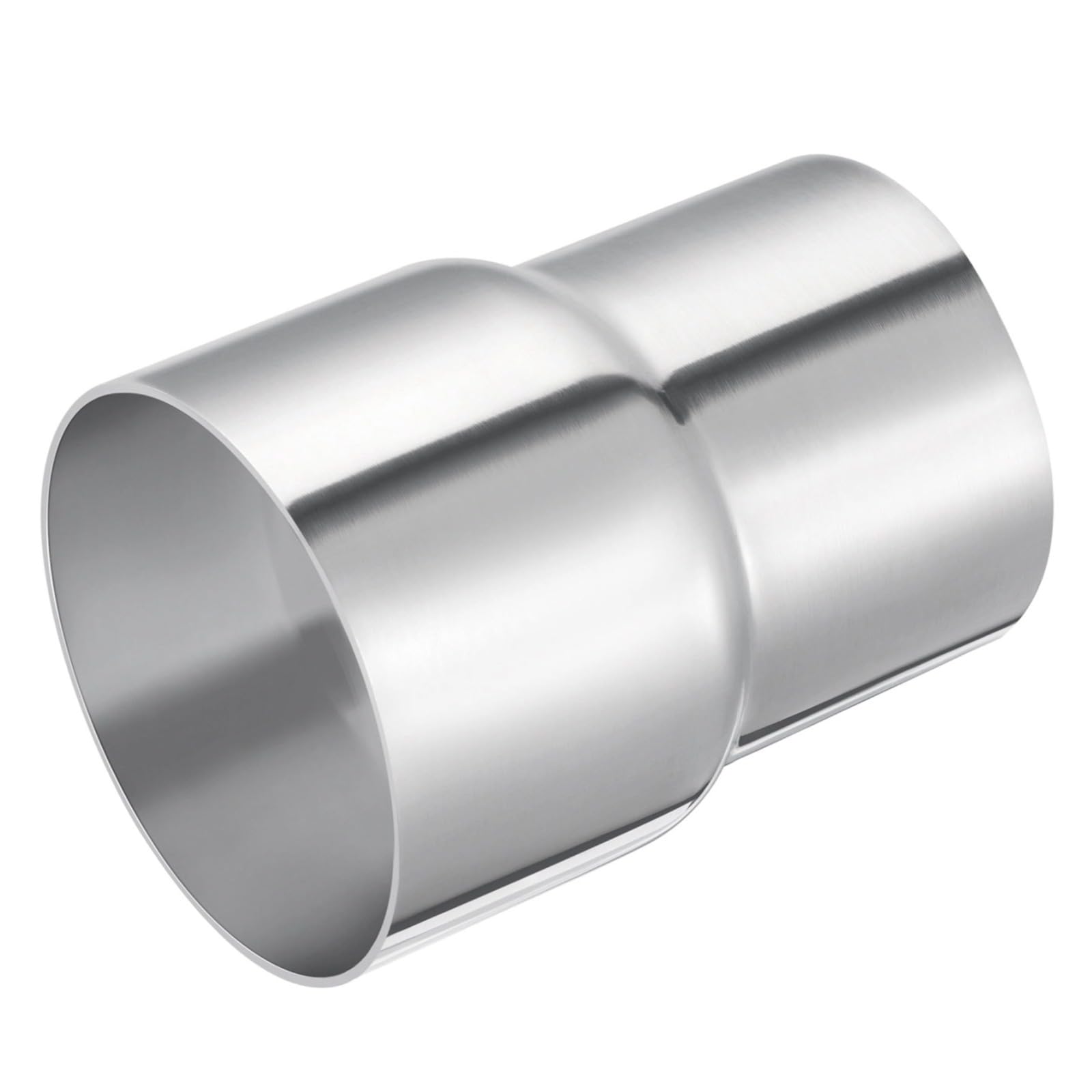 EVIL ENERGY 2PCS Exhaust Adapter Reducer ID 2.5 Inch to OD 3 Inch, Pipe Connector 304 Stainless Steel Exhaust Coupler 2 1/2" ID to 3" OD