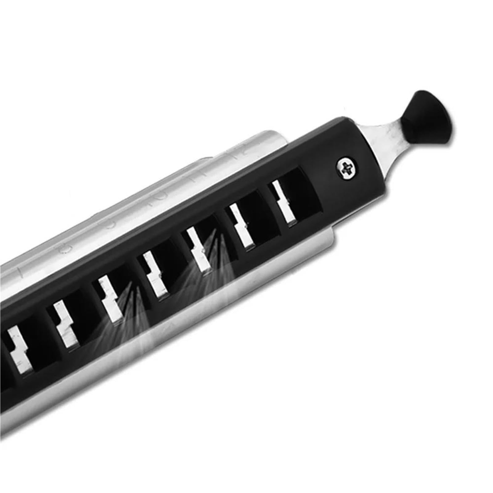 Mundharmonika 12-Loch-Chromatische Mundharmonika C-Dur 48 Töne Holzblasinstrument