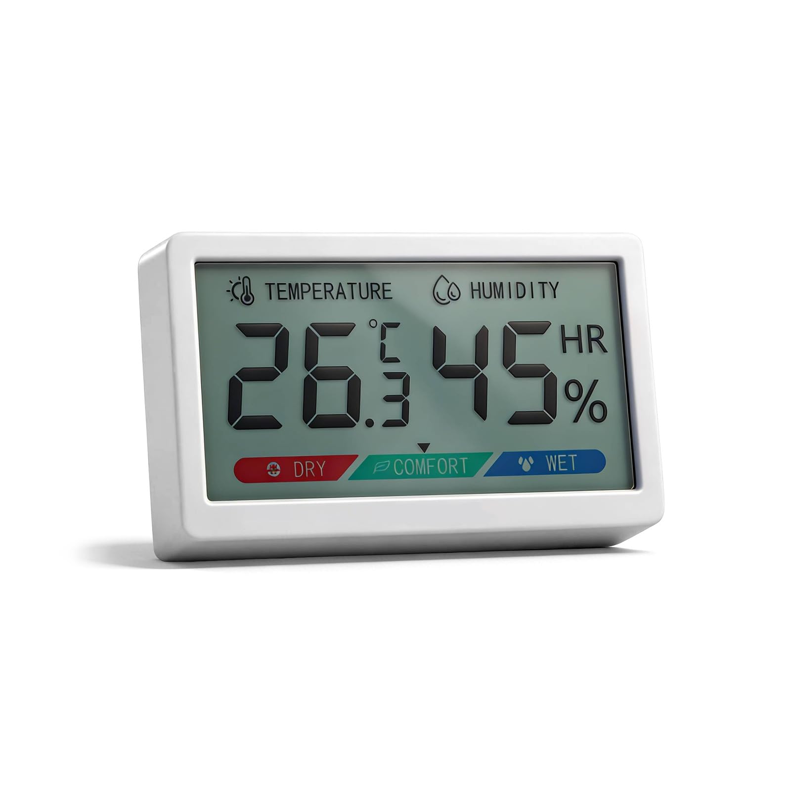 Chatthen Termometro Digital Casa, Higrometro Digital de Interior para Controlar la Temperatura y medir la Humedad, Medidor de Humedad Digital de Temperatura para Invernadero, Bebé, Bodega, Reptil 2Pcs — view 9