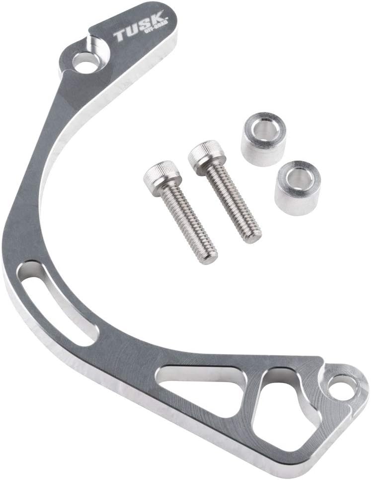 Tusk Billet Aluminum Case Saver Polished Compatible with Yamaha Raptor 660 2001-2005