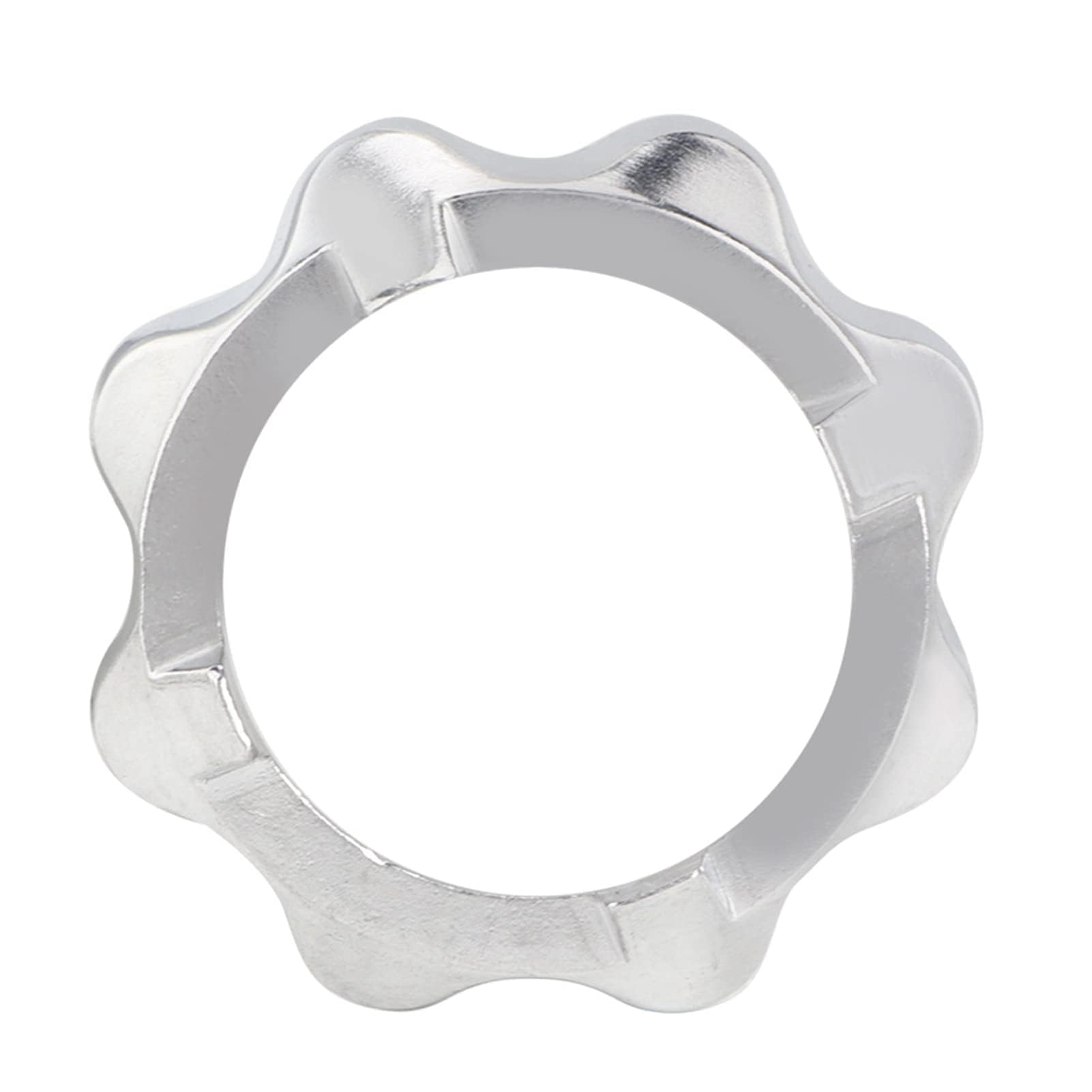 Cyrank Fleischwolf Nuss Aus Edelstahl – Ersatzmutter, Gewindedurchmesser 6 Cm