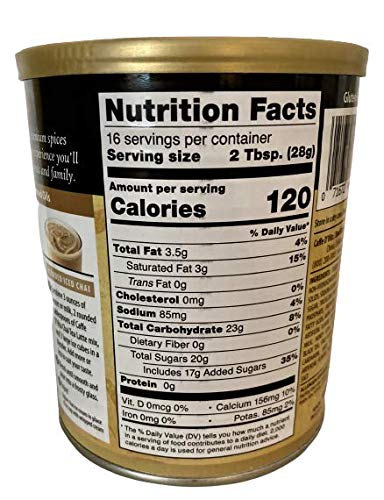 Miniatura 3 de Caffe D'Vita Exotic Spiced Chai Tea Latte – Paquete de 2 – Mezcla instantánea premium de 1 libra – Cuchara medidora de café de plástico incluida