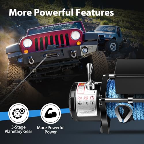 Kit Winch Eléctrico 13000LBS para ATV UTV Camión miniatura 3