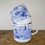  Kaffeebecher 2er-Set - Kiel Motiv Fördeliebe - Maritime Porzellan-Tasse original aus dem Norden
