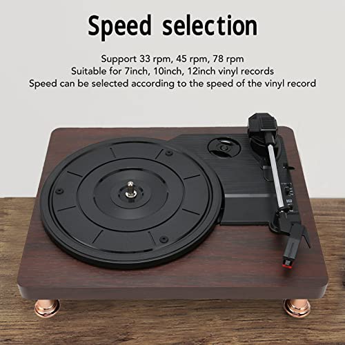 Tourne-Disque Vinyle, Haut-parleurs Stéréo Portables Intégrés à 3 Vitesses, Tourne-Disque Vintage pour Divertissement et Décoration de la Maison 100‑240V - Les Beatles, Paul McCartney, John Lennon, RIngo Starr, George Harrison Tourne-Disque Vinyle, Haut-parleurs Stéréo Portables Intégrés à 3 Vitesses, Tourne-Disque Vintage pour Divertissement et Décoration de la Maison 100‑240V – Image 4