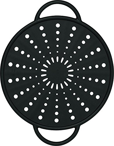 Emsa SMART KITCHEN Couvercle anti projections, passoire, en silicone 26 cm anthracite